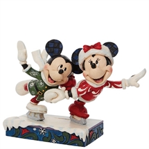 Disney Traditions - Minnie and Mickey Skating on Ice